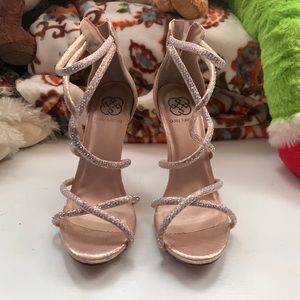 Rose gold heels